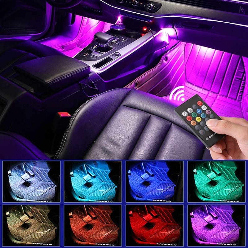 USB Wireless LED Car Foot