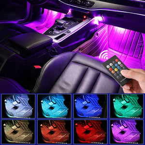 USB Wireless LED Car Foot