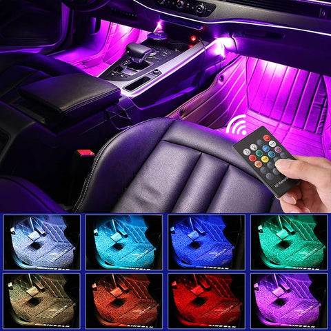 USB Wireless LED Car Foot