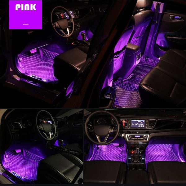 USB Wireless LED Car Foot