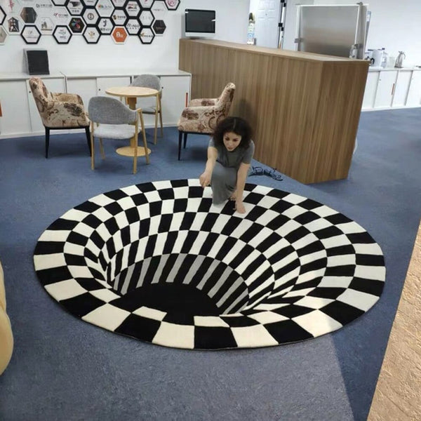 Vortex Illusion Rug