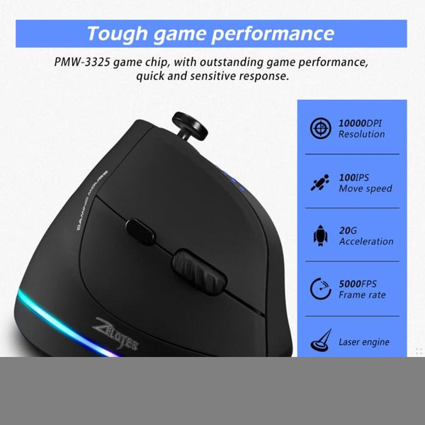 Wired Vertical Gaming Mouse