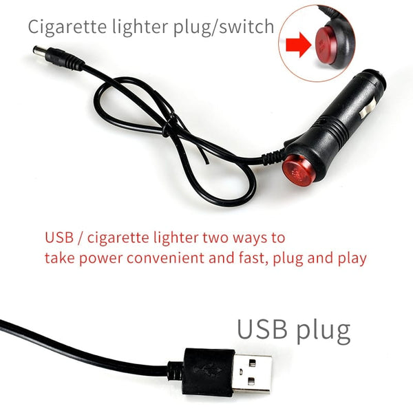 USB Wireless LED Car Foot