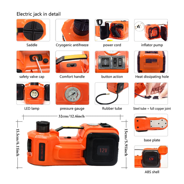 Electric Hydraulic Floor Jack