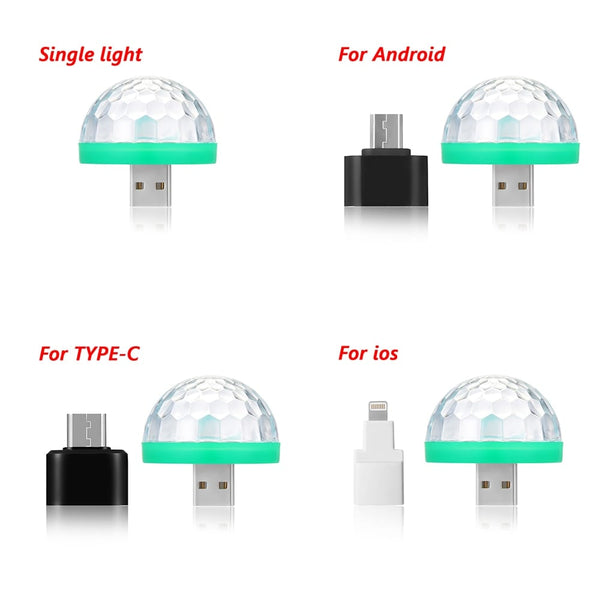 USB Mini Mushroom Light