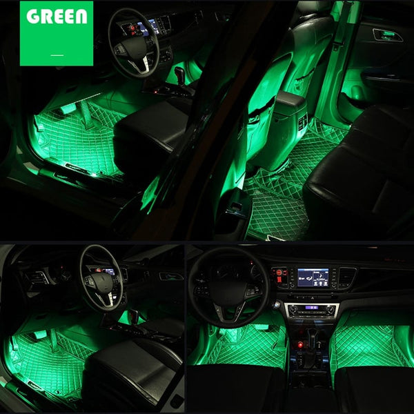 USB Wireless LED Car Foot