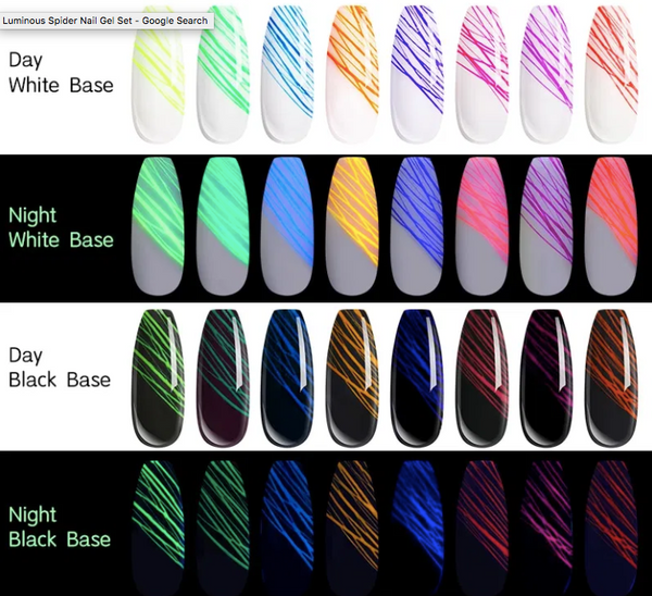 Luminous Spider Nail Gel
