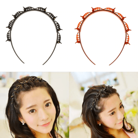Double Bangs Hairstyle Hairpin