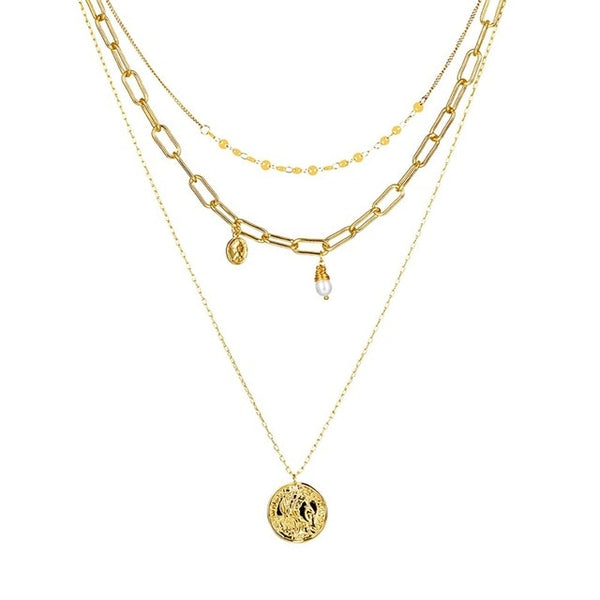 New Luxury Temperament Pearl Pendant Necklace for Women