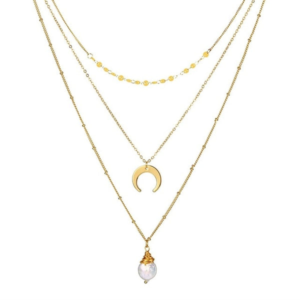 New Luxury Temperament Pearl Pendant Necklace for Women